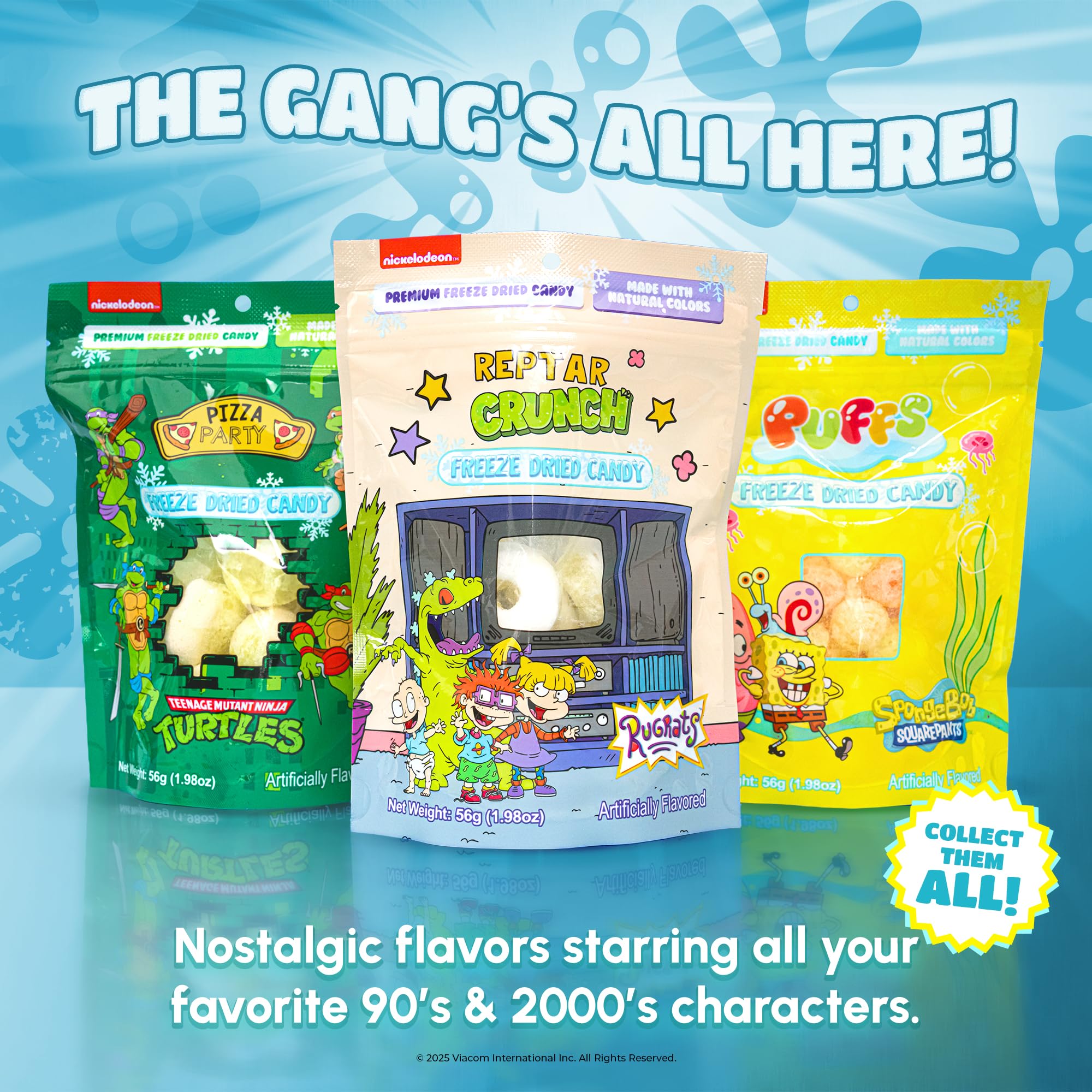 Darubob de Feeble Freaks スポンジボブ Amazon.com : SpongeBob Freeze Dried Candy Puffs by Bubblegum Kids